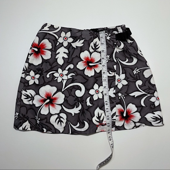Terry Precision Cycling skort, gray floral print - Picture 10 of 11